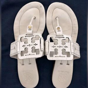 Tory Burch white sandals size 8